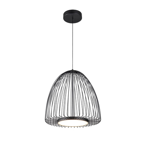 Mantra Smart Lámpara de techo colgante LED negro 9016