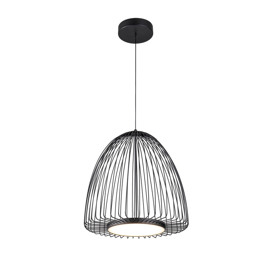 Mantra Smart Lámpara de techo colgante LED negro 9016