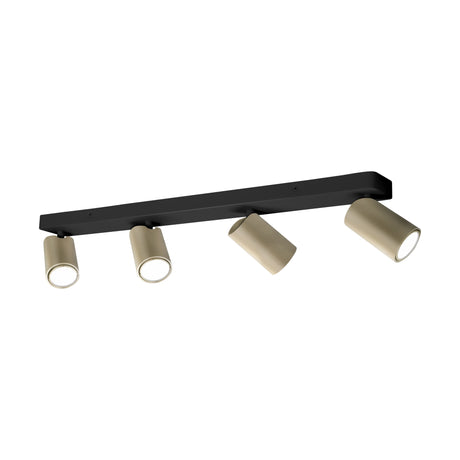 Luminaria Mantra Sal 4 luces aluminio dorado IP20 12,8cm