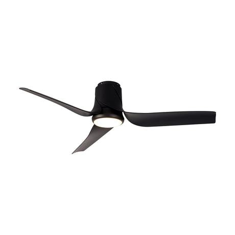 Ventilador de techo Mantra Ushuaia grande LED acero negro 2700-5000 regulable IP20 Ø133cm