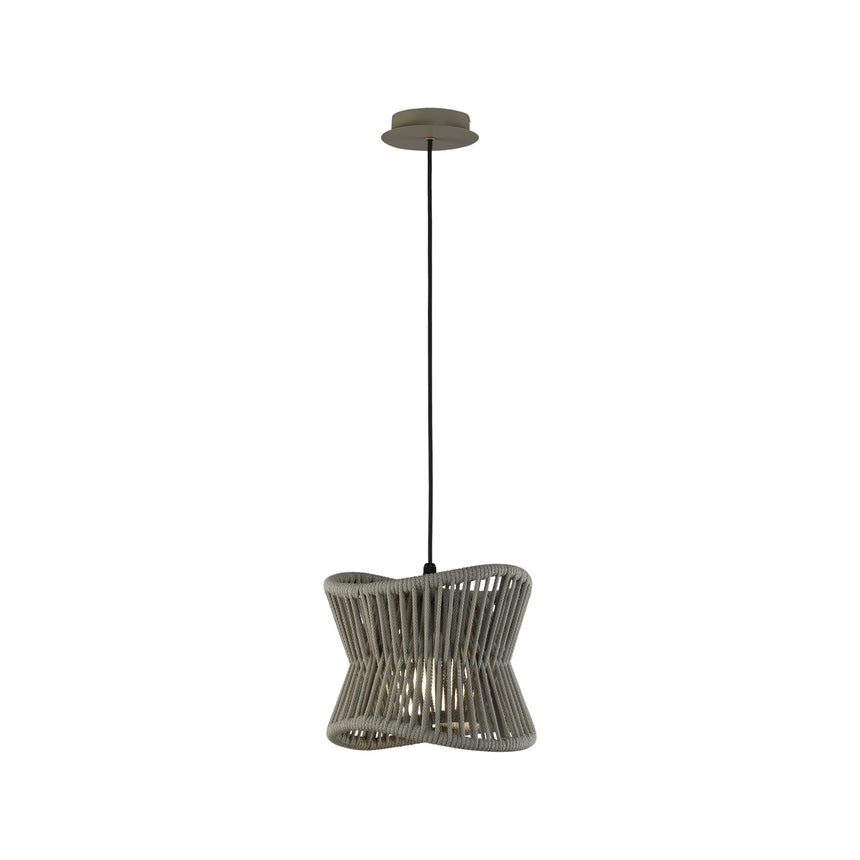 Mantra Polinesia Lámpara beige oscu Ø30cm 7131