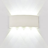 Aplique de exterior Mantra Arcs LED aluminio beige 3000 IP54 9cm