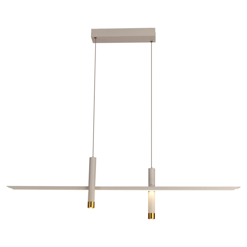Mantra Esparta Lámpara de techo colgante LED 30W 3000K dorado blanco y dorado — ref. 7980 (1)