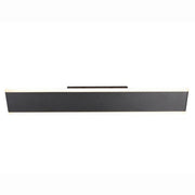Aplique Mantra Nelson 8497 negro de 24 W: vista del frontal y emisión superior e inferior