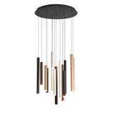 Mantra Cala Lámpara de techo colgante LED blanco, negro, dorado, marrón 8084