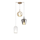 Mantra Elsa Lámpara de techo colgante 3 luces oro 8258