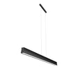 Mantra Hanok Lámpara de techo colgante lineal LED 38W 4000K negro 120cm 110º 7547