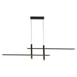 Mantra Esparta Lámpara de techo colgante LED 50W 3000K negro y dorado 7983