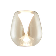Pantalla tulipa Mantra Andrómeda cristal bronce Ø12cm 8944