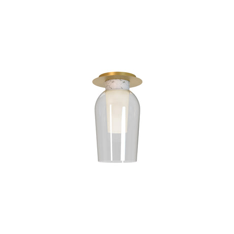 Mantra Nora Semi Plafón oro/blanco 8399