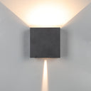 Aplique de exterior Mantra Davos LED aluminio 2700 regulable IP65 15cm negro — ref. 8611 (1)