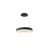 Mantra Niseko II Lámpara de techo colgante LED 38cm regulable 2700K-5000K negro 8626