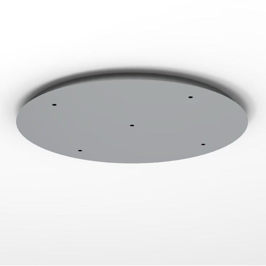 Lámpara de techo Mantra Jarras metal gris oscuro Ø75cm