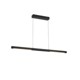 Mantra Lineal Lámpara de techo colgante LED 3000K negro 120cm 9035