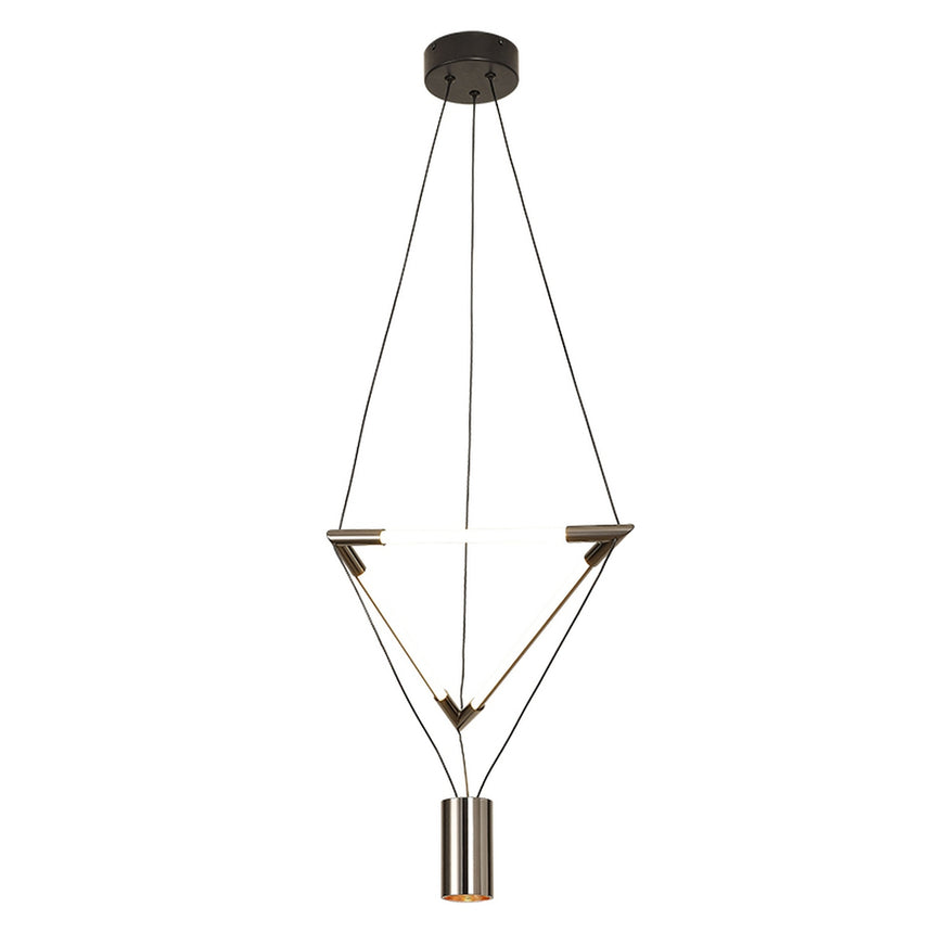 Lámpara de techo Mantra Electra LED aluminio negro 3000 IP20 150cm