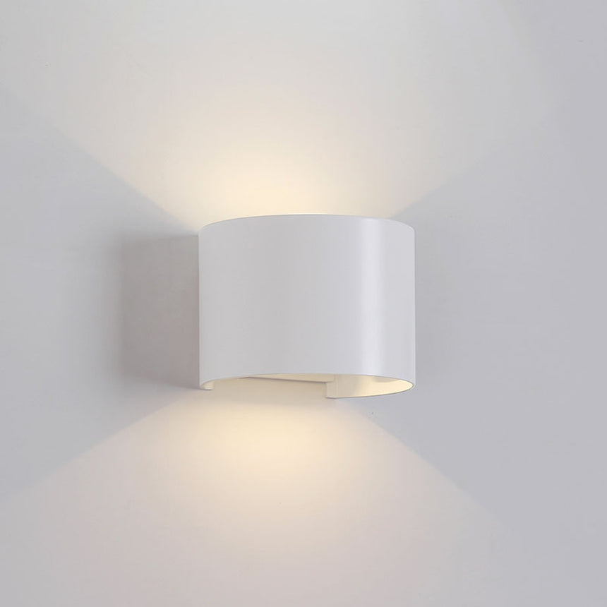 Mantra Davos Aplique exterior LED  IP54 beige, blanco 7646