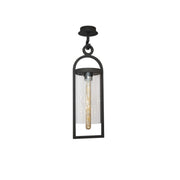 Mantra Maya Plafón exterior largo IP54 gris oscuro 6554