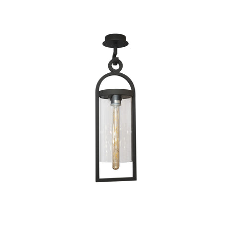 Mantra Maya Plafón exterior largo IP54 gris oscuro 6554