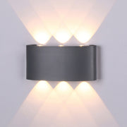 Mantra Arcs Lámpara de pared aplique LED gris oscuro 6540