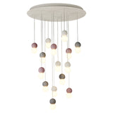 Mantra Galaxia Lámpara de techo colgante marrón, cobrizo y gris 7620