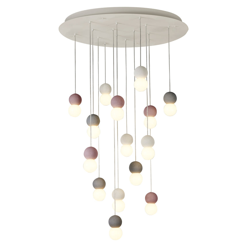 Mantra Galaxia Lámpara de techo colgante marrón, cobrizo y gris 7620