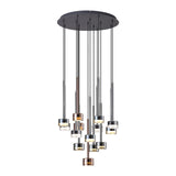 Mantra Tonic Lámpara de techo colgante 14 luces cristal multicolor 7879