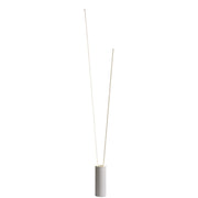 Mantra Vertical Lámpara pie de salón LED 3000K regulable blanco 7345