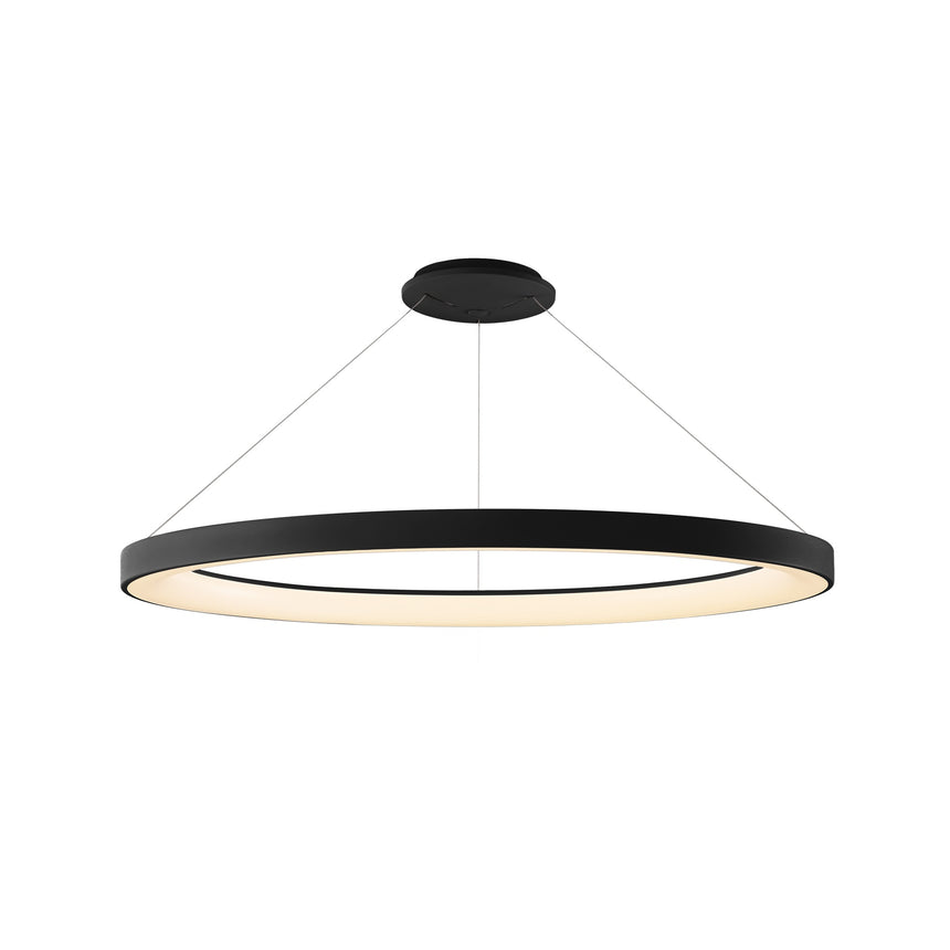 Mantra Niseko II Lámpara de techo colgante LED 90cm regulable 2700K-5000K negro 8646