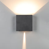 Mantra Davos XL Aplique exterior LED 2 x 10W 4000K IP65 negro 7653