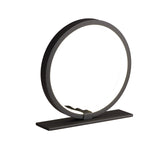 Lámpara de sobremesa Mantra Kitesurf LED aluminio negro 3000 IP20 Ø25,7cm