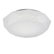 Plafón Mantra Diamante ii LED acero blanco 5000 IP20 Ø51,5cm