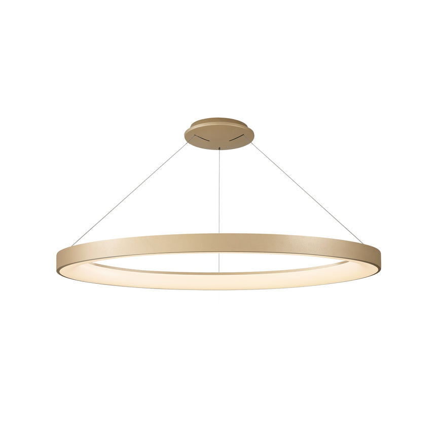 Mantra Niseko II Lámpara de techo colgante LED 90cm regulable 2700K-5000K oro 8647