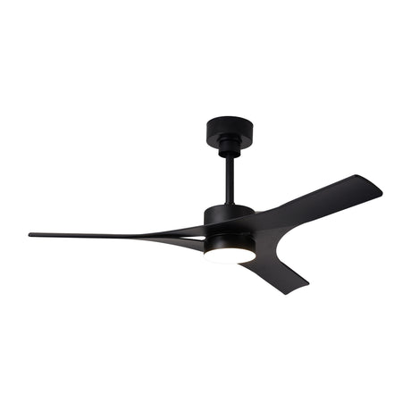 Ventilador de techo Mantra Thai grande LED acero negro 2700-5000 regulable IP20 Ø122cm