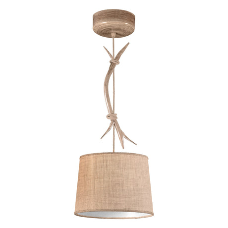 Mantra Sabina Lámpara de techo colgante imitación madera Ø30cm 6410