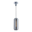 Mantra Jarras Lámpara de techo colgante cromo/grafito Ø17cm 6197
