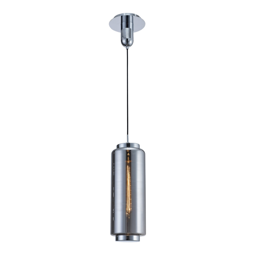 Mantra Jarras Lámpara de techo colgante cromo/grafito Ø17cm 6197