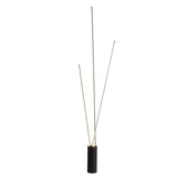 Mantra Vertical Lámpara pie de salón LED 3000K regulable negro 7348