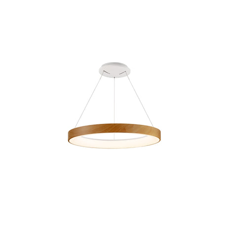 Mantra Niseko II Lámpara de techo colgante LED 50cm regulable 2700K-5000K madera 8576