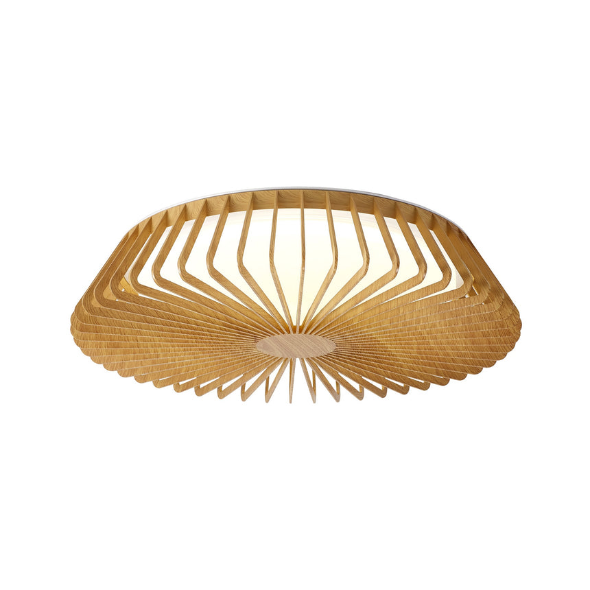 Mantra Himalaya Ventilador Plafón LED 56W 3000K madera, beige, marrón 7967