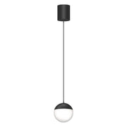 Lámpara de techo Mantra Kilda grande LED aluminio negro 3000 IP20 Ø9,5cm