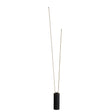 Mantra Vertical Lámpara pie de salón LED 3000K regulable negro 7346