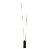 Mantra Vertical Lámpara pie de salón LED 3000K regulable negro 7346