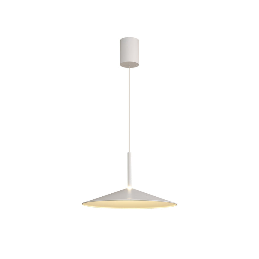 Lámpara de techo Mantra Calice grande LED aluminio blanco 3000 IP20 Ø48cm