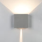 Aplique de exterior Mantra Davos LED aluminio 2700 regulable IP65 15cm gris oscuro — ref. 8609 (1)