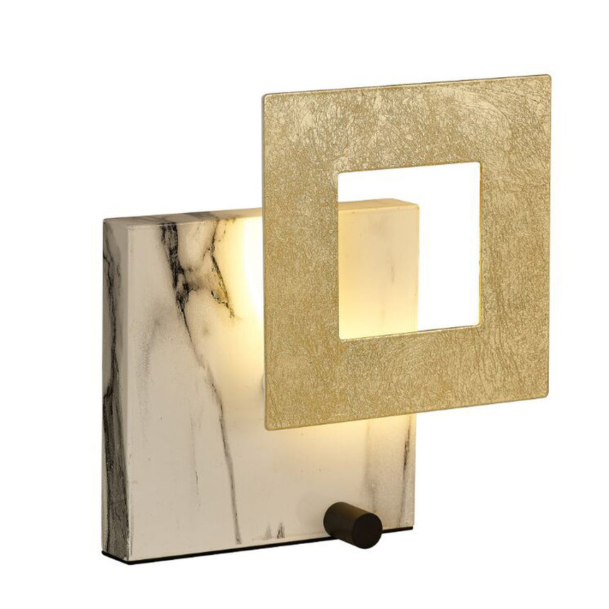 Mantra Dalia Sobremesa LED 18W oro/blanco mármol 8519