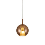 Mantra Elsa Lámpara de techo colgante de bola de cristal 2.5M-E27 cobre 8241