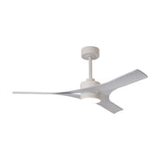 Ventilador de techo Mantra Thai grande LED acero blanco 2700-5000 regulable IP20 Ø122cm