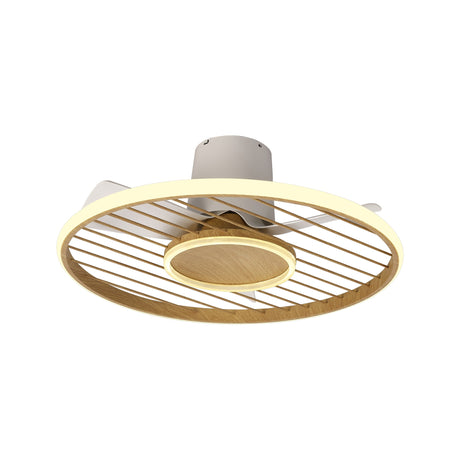 Ventilador de techo Mantra Soho LED acero blanco 2700-5000 regulable IP20 Ø66cm