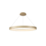 Mantra Niseko II Lámpara de techo colgante LED 65cm regulable 2700K-5000K oro 8573