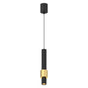 Lámpara de techo Mantra Clifton LED aluminio negro 3000 IP20 Ø5,8cm